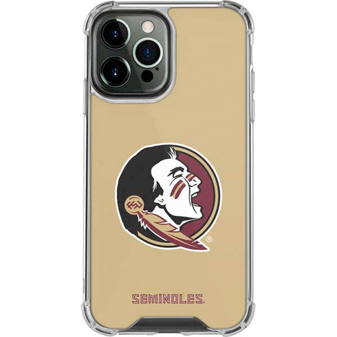 Florida State FSU Seminoles Logo iPhone 15 Pro Max Clear Case