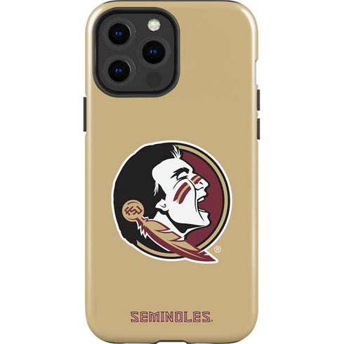 Florida State FSU Seminoles Logo iPhone 15 Pro Max Impact Case
