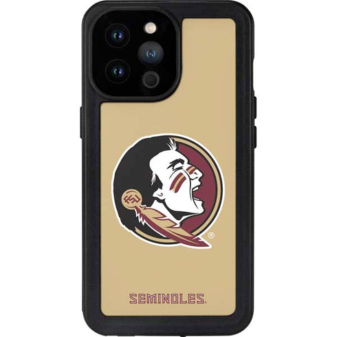 Florida State FSU Seminoles Logo iPhone 14 Pro Max Waterproof Case