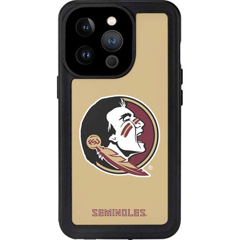 Florida State FSU Seminoles Logo iPhone 14 Pro Waterproof Case
