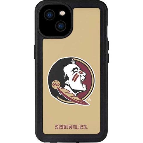 Florida State FSU Seminoles Logo iPhone 15 Plus Waterproof Case