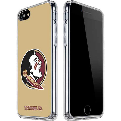 Florida State FSU Seminoles Logo iPhone SE (2nd & 3rd Gen) Clear Case
