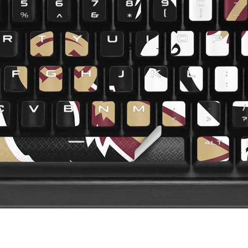 Florida State FSU Seminoles Logo K95 RGB PLATINUM Mechanical Gaming Keyboard Skin