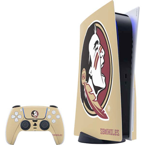 Florida State FSU Seminoles Logo PS5 Bundle Skin
