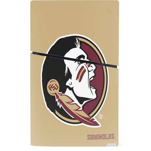 Florida State FSU Seminoles Logo PS5 Slim Digital Edition Bundle Skin