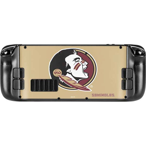 Florida State FSU Seminoles Logo Steam Deck Handheld Gaming Computer Skin