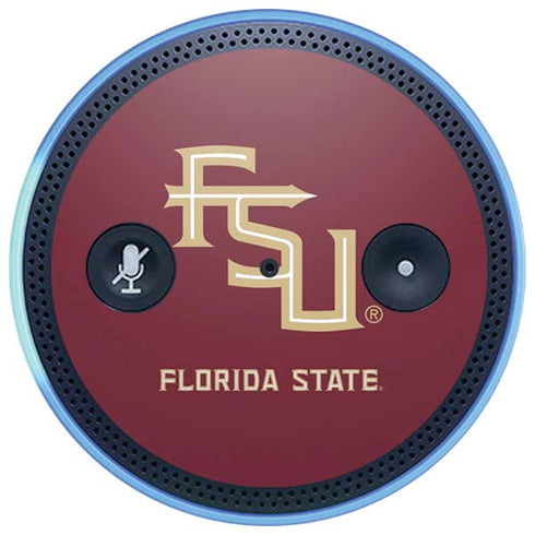 Florida State FSU Seminoles Maroon Amazon Echo Skin