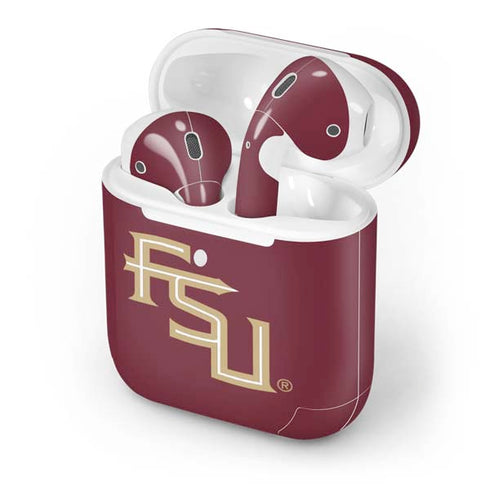FSU Seminoles Maroon Apple AirPods 2 Skin