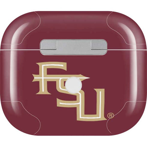 Florida State FSU Seminoles Maroon Apple AirPods (3rd Gen 2021) Skin