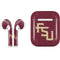 FSU Seminoles Maroon Apple AirPods Skin