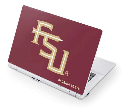 Florida State FSU Seminoles Maroon Acer Chromebook Skin