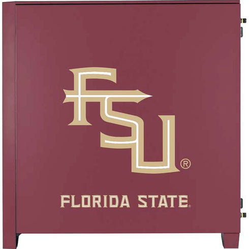 Florida State FSU Seminoles Maroon Corsair 4000D Tempered Glass Mid-Tower ATX Case Skin