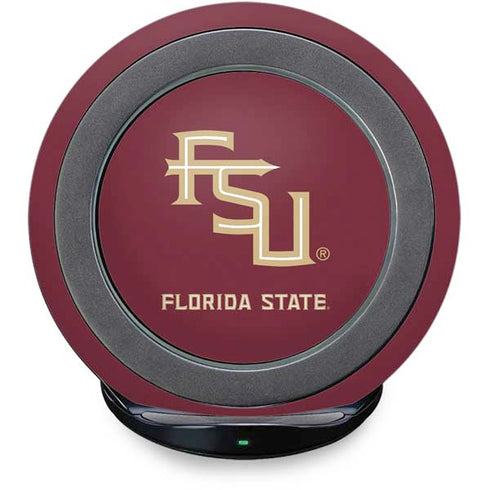 FSU Seminoles Maroon Fast Charge Wireless Charging Stand Skin