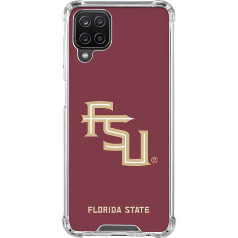 Florida State FSU Seminoles Maroon Galaxy A12 Clear Case