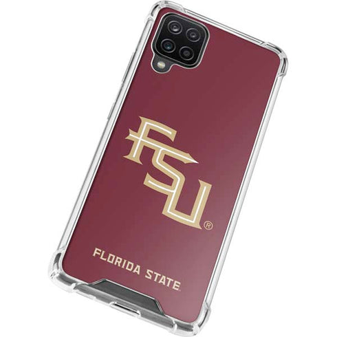 Florida State FSU Seminoles Maroon Galaxy A12 Clear Case