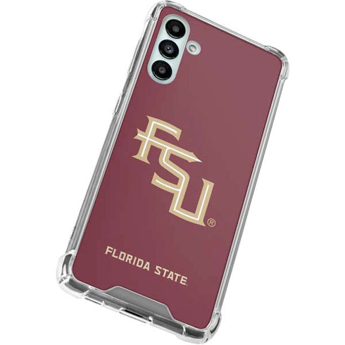 Florida State FSU Seminoles Maroon Galaxy A13 5G Clear Case