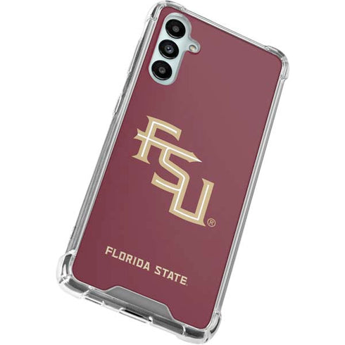 Florida State FSU Seminoles Maroon Galaxy A14 5G Clear Case
