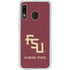 FSU Seminoles Maroon Galaxy A20 Clear Case