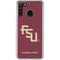 Florida State FSU Seminoles Maroon Galaxy A21 Clear Case