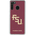 Florida State FSU Seminoles Maroon Galaxy A21 Clear Case