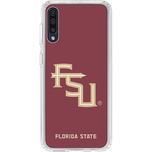FSU Seminoles Maroon Galaxy A50 Clear Case