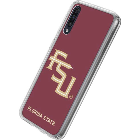 FSU Seminoles Maroon Galaxy A50 Clear Case