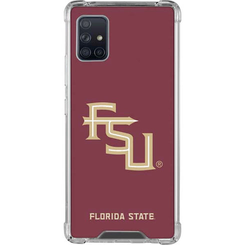 Florida State FSU Seminoles Maroon Galaxy A51 5G Clear Case