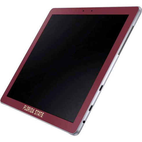 FSU Seminoles Maroon Galaxy Book 12in Skin