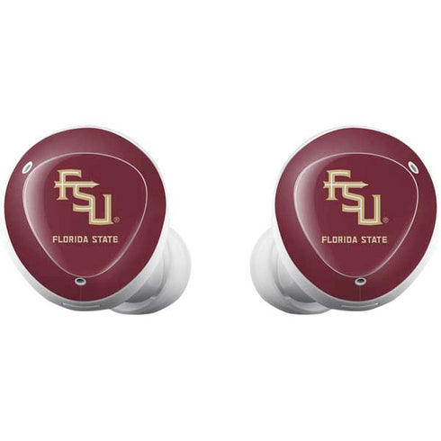 Florida State FSU Seminoles Maroon Galaxy Buds Plus Skin