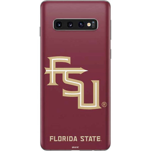 FSU Seminoles Maroon Galaxy S10 Skin