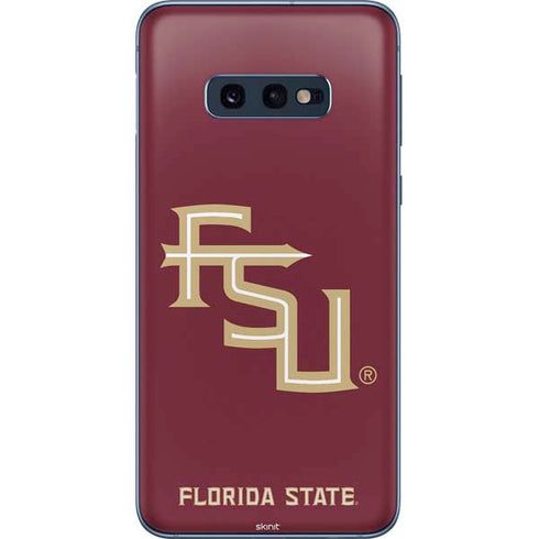 FSU Seminoles Maroon Galaxy S10e Skin