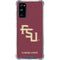 Florida State FSU Seminoles Maroon Galaxy S20 FE Clear Case