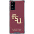Florida State FSU Seminoles Maroon Galaxy S20 FE Clear Case