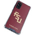 Florida State FSU Seminoles Maroon Galaxy S20 FE Clear Case