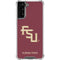 Florida State FSU Seminoles Maroon Galaxy S21 FE Clear Case