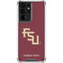 Florida State FSU Seminoles Maroon Galaxy S21 Ultra 5G Clear Case