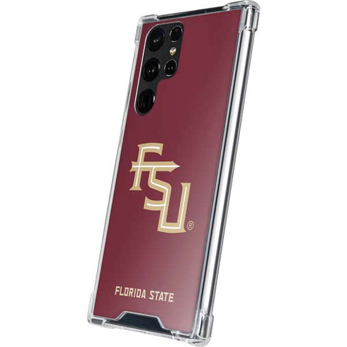 Florida State FSU Seminoles Maroon Galaxy S22 Ultra Clear Case
