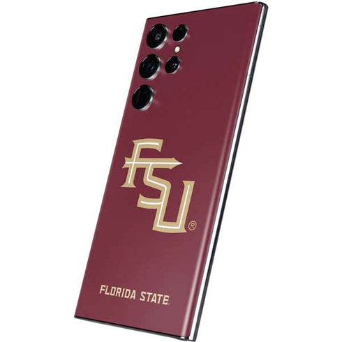 Florida State FSU Seminoles Maroon Galaxy S22 Ultra Skin