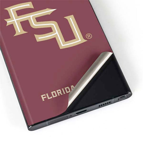 Florida State FSU Seminoles Maroon Galaxy S22 Ultra Skin