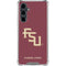 Florida State FSU Seminoles Maroon Galaxy S23 FE Clear Case