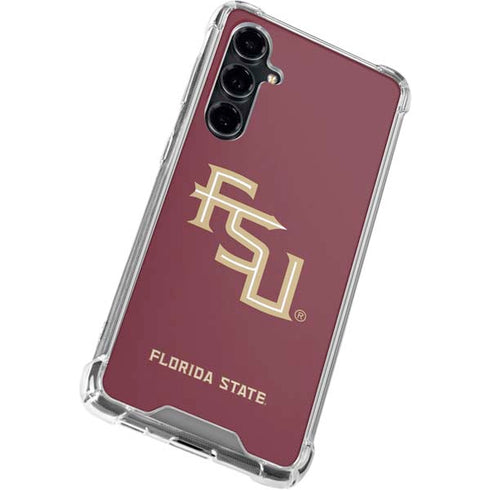 Florida State FSU Seminoles Maroon Galaxy S23 FE Clear Case