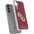 Florida State FSU Seminoles Maroon Galaxy S24 Plus Clear Case