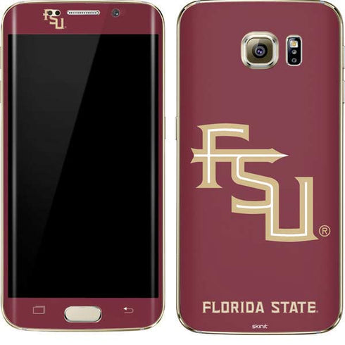 FSU Seminoles Maroon Galaxy S7 Edge Skin