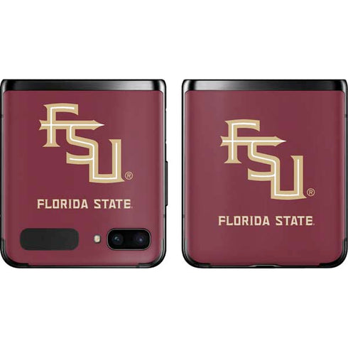 Florida State FSU Seminoles Maroon Galaxy Z Flip Skin
