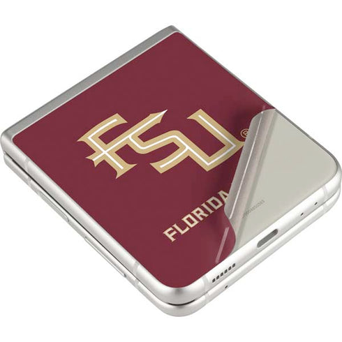 Florida State FSU Seminoles Maroon Galaxy Z Flip4 5G Skin