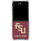 Florida State FSU Seminoles Maroon Galaxy Z Flip5 5G Clear Case