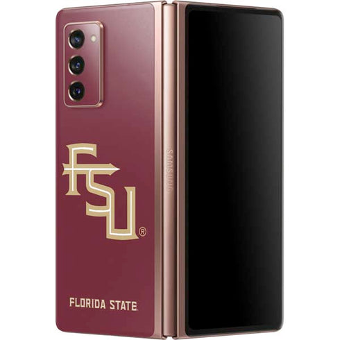 Florida State FSU Seminoles Maroon Galaxy Z Fold2 5G Skin