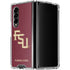 Florida State FSU Seminoles Maroon Galaxy Z Fold4 5G Clear Case