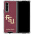 Florida State FSU Seminoles Maroon Galaxy Z Fold4 5G Clear Case
