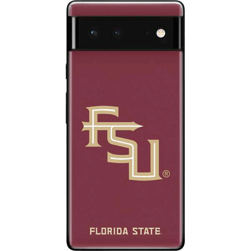 Florida State FSU Seminoles Maroon Google Pixel 6 Skin